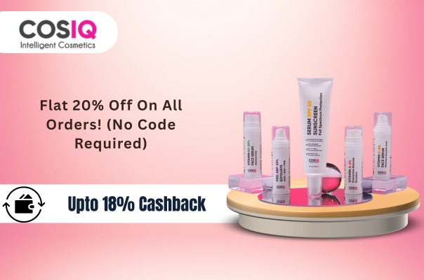 COSIQ Offer: Flat 20% Off on All Orders