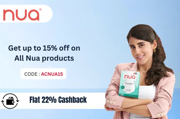 nua : Get up to 15% off