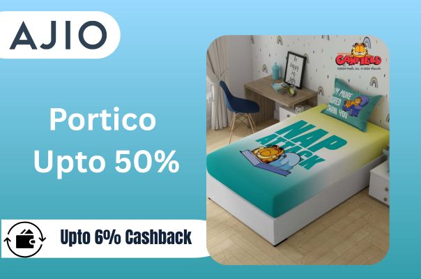 ajio : Portico Upto 50%
