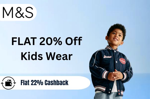 Marks & Spencer: FLAT 20% Off Kids Wear
